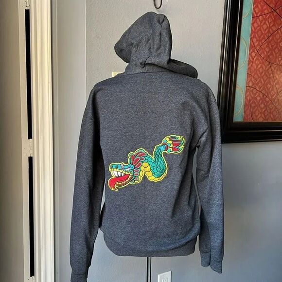 Mexico Quetzalcoatl Hoodie - Picture 1 of 9